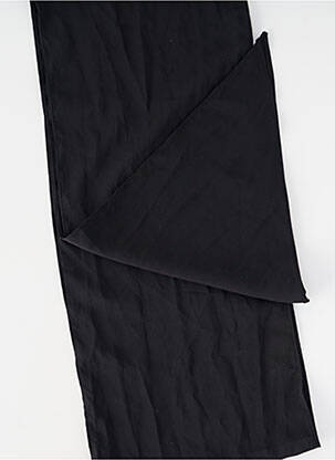Foulard tissage popeline noir SANS MARQUE femme