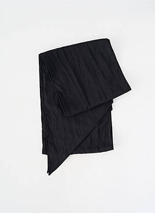Foulard tissage popeline noir SANS MARQUE femme