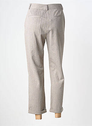Pantalon 7/8 stretch taille normale beige LA PETITE ETOILE femme