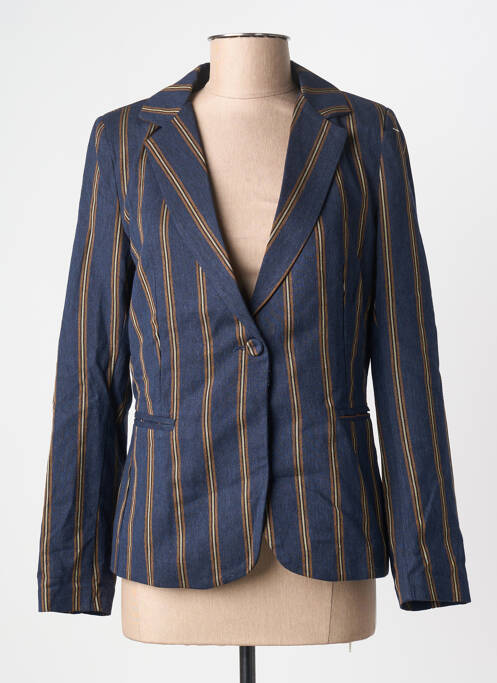 Blazer coupe cintrée bleu PAKO LITTO femme