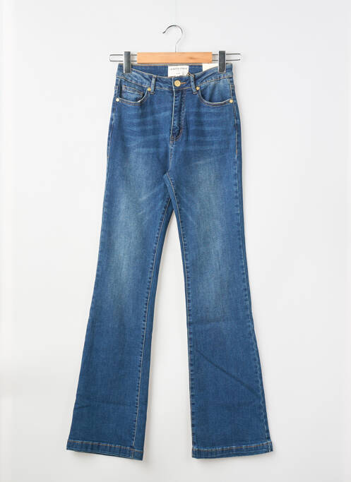 Jean coupe flare stretch taille normale bleu LA PETITE ETOILE femme