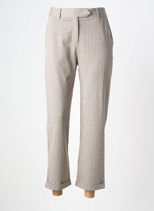 Pantalon 7/8 stretch taille normale beige LA PETITE ETOILE femme
