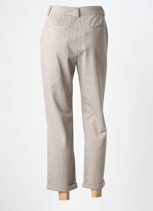 Pantalon 7/8 stretch taille normale beige LA PETITE ETOILE femme