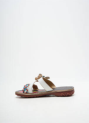 Mules/sabots bout ouvert bout ouvert blanc LAURA VITA fille