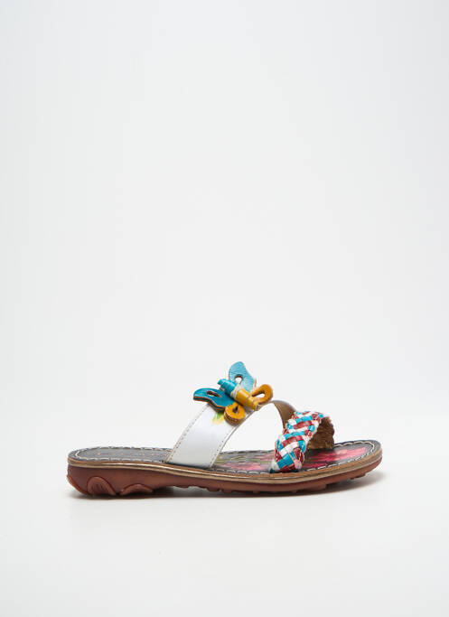 Mules/sabots bout ouvert bout ouvert blanc LAURA VITA fille