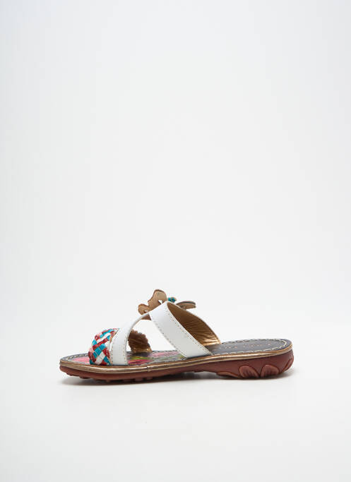 Mules/sabots bout ouvert bout ouvert blanc LAURA VITA fille