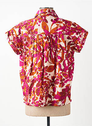 Chemisier manches courtes manches courtes violet MKT STUDIO femme