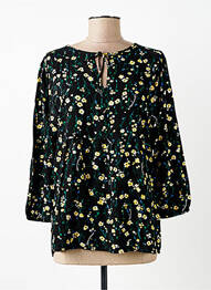 Blouse imprimé fleurs manches 3/4 noir STREET ONE femme