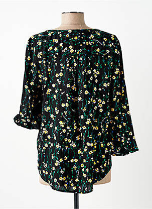 Blouse imprimé fleurs manches longues noir STREET ONE femme