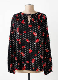 Blouse imprimé fantaisie manches longues noir S.OLIVER femme