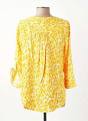 Blouse imprimé fantaisie manches 3/4 jaune STREET ONE femme