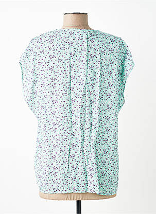 T-shirt imprimé fantaisie manches courtes bleu SUD EXPRESS femme