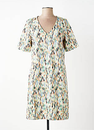 Robe courte manches courtes manches courtes vert GARCIA femme