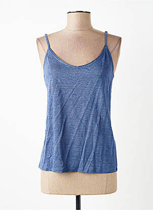 Top manches bretelles ajustables fines bretelles bleu SUD EXPRESS femme