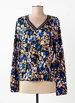 T-shirt imprimé fantaisie manches longues bleu BETTY BARCLAY femme