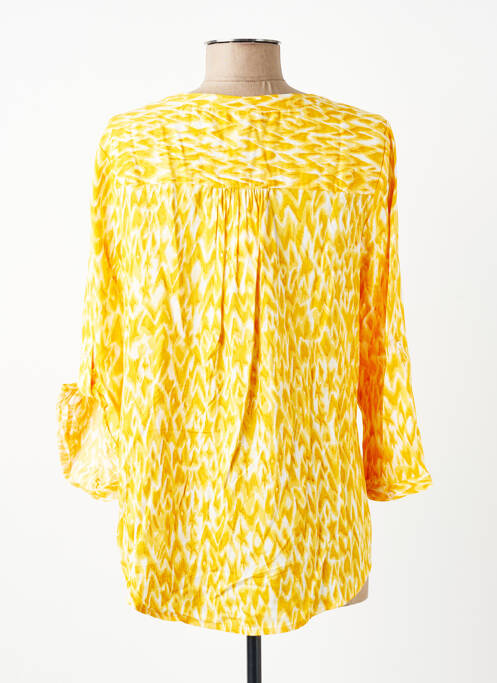 Blouse imprimé fantaisie manches 3/4 jaune STREET ONE femme