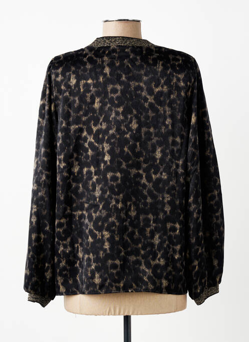 Blouse manches longues manches longues noir SIGNE NATURE femme