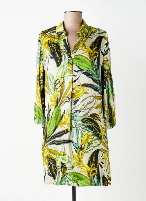 Robe courte manches longues manches longues vert BETTY BARCLAY femme