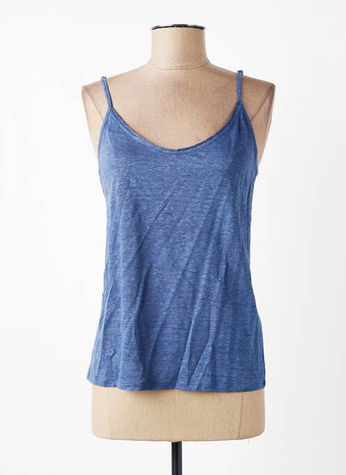 Top manches bretelles ajustables fines bretelles bleu SUD EXPRESS femme