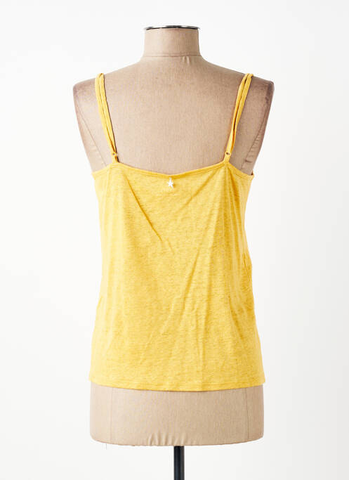 Top manches bretelles ajustables fines bretelles jaune SUD EXPRESS femme