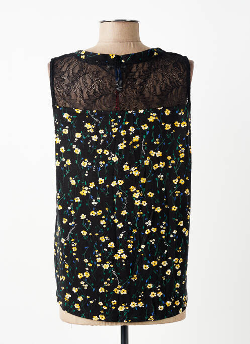Top imprimé fantaisie sans manche noir STREET ONE femme