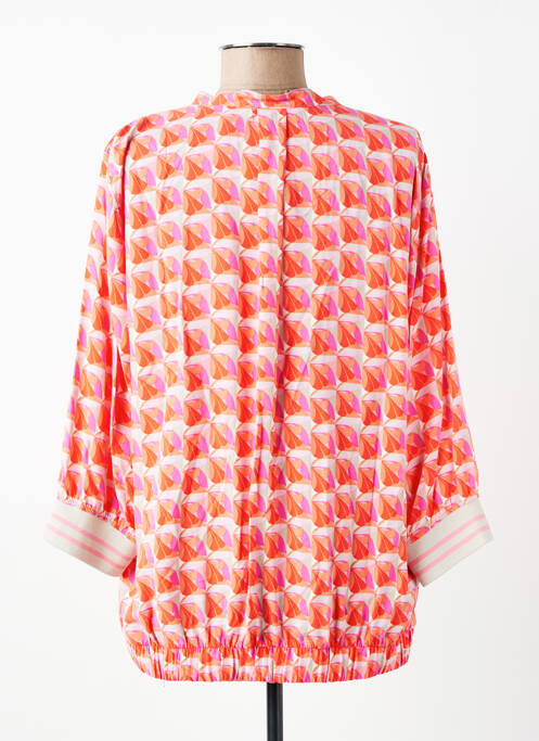 Top imprimé fantaisie manches longues orange BETTY BARCLAY femme