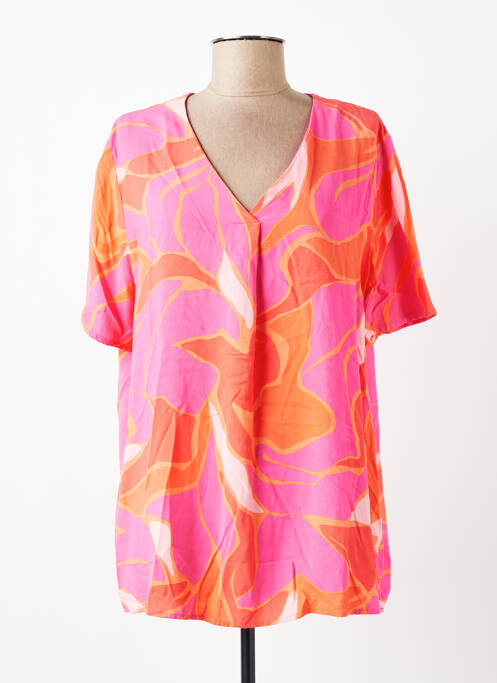 Top imprimé fantaisie manches courtes rose BETTY BARCLAY femme