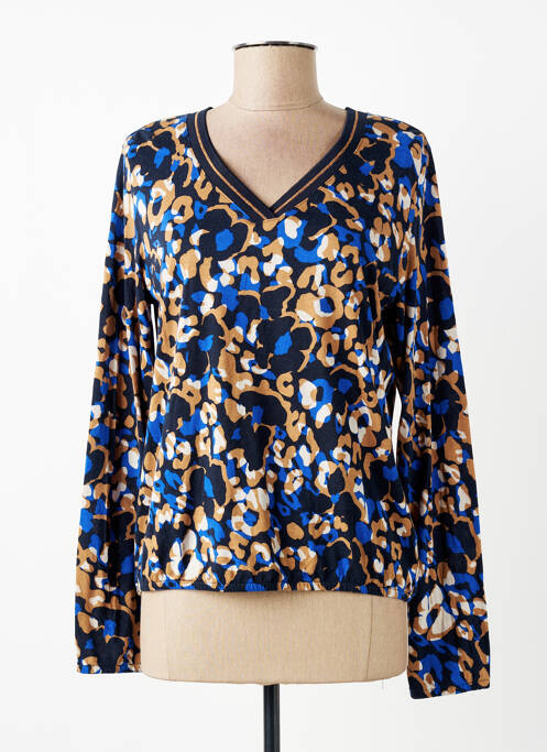 T-shirt imprimé fantaisie manches longues bleu BETTY BARCLAY femme