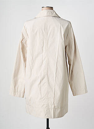 Trench tissage popeline sans capuche beige BETTY BARCLAY femme