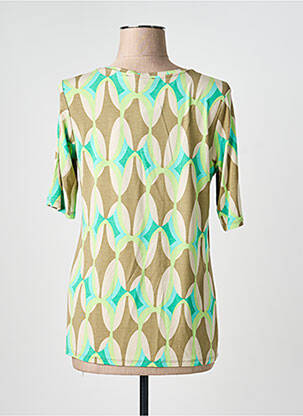 T-shirt stretch manches courtes vert BETTY BARCLAY femme