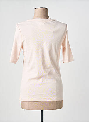 T-shirt stretch manches courtes rose S.OLIVER femme