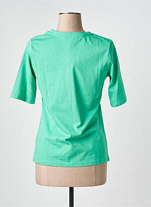 T-shirt stretch manches courtes vert BETTY BARCLAY femme