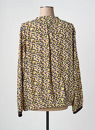 Blouse imprimé fantaisie manches longues jaune BETTY BARCLAY femme