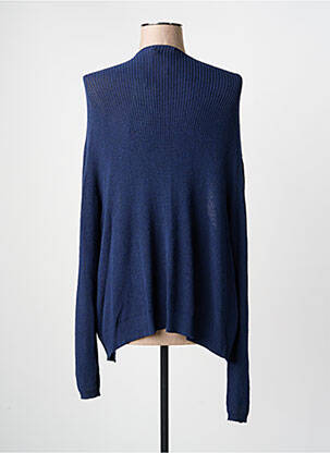 Gilet manches longues stretch bleu SIGNE NATURE femme