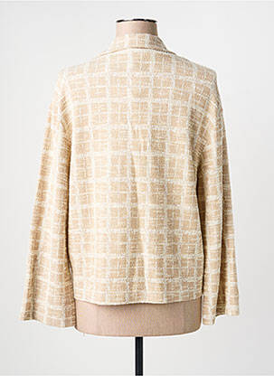 Veste casual coupe droite beige SIGNE NATURE femme