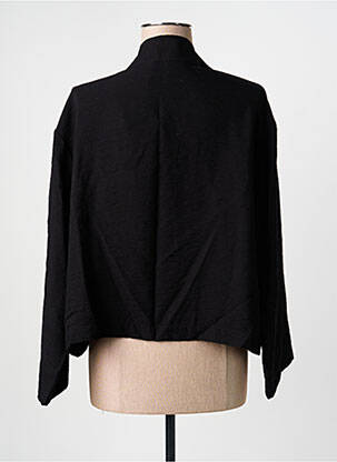 Veste casual manches longues noir LA FEE MARABOUTEE femme
