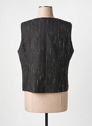 Gilet sans manche poches noir SIGNE NATURE femme