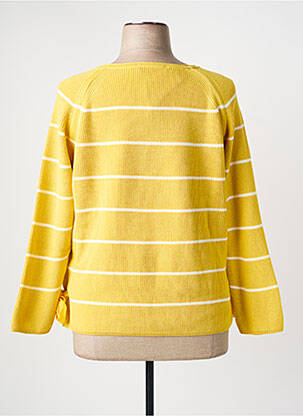 Pull stretch manches longues jaune BETTY BARCLAY femme