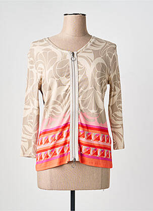 Gilet manches longues manches 3/4 beige BETTY BARCLAY femme