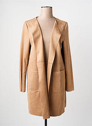 Manteau long coupe cintrée sans capuche beige BETTY BARCLAY femme