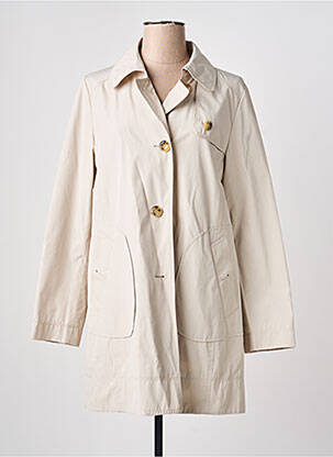 Trench tissage popeline sans capuche beige BETTY BARCLAY femme