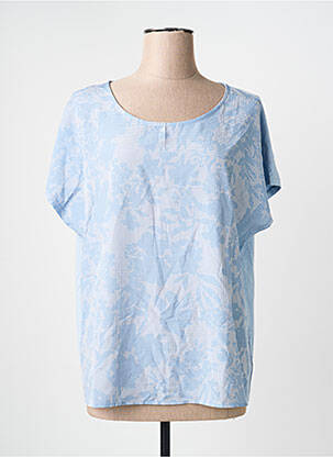 T-shirt coupe droite manches courtes bleu S.OLIVER femme