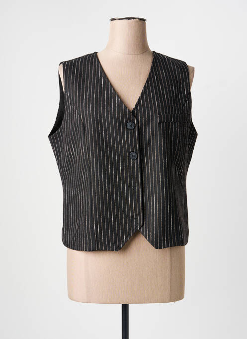 Gilet sans manche poches noir SIGNE NATURE femme