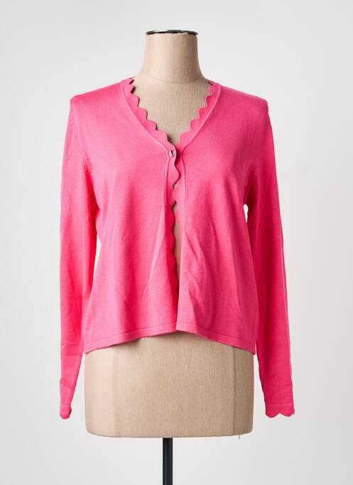 Gilet manches longues stretch rose BETTY BARCLAY femme