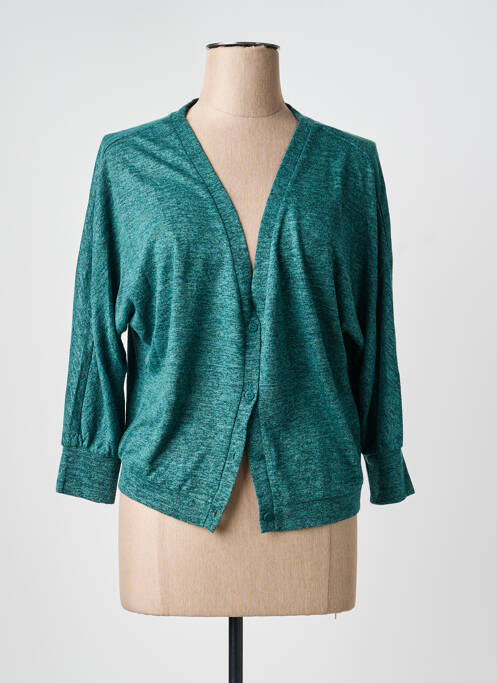 Gilet manches longues manches 3/4 vert STREET ONE femme