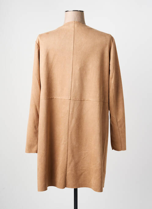 Manteau long coupe cintrée sans capuche beige BETTY BARCLAY femme