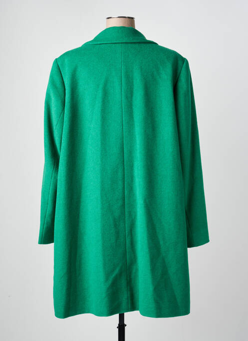 Manteau long coupe cintrée sans capuche vert BETTY BARCLAY femme