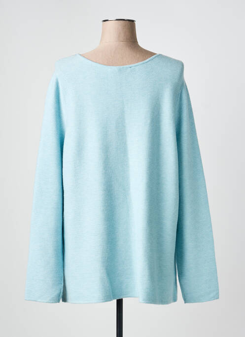 Pull tunique col rond manches longues bleu BETTY BARCLAY femme