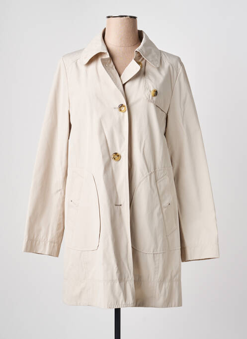 Trench tissage popeline sans capuche beige BETTY BARCLAY femme