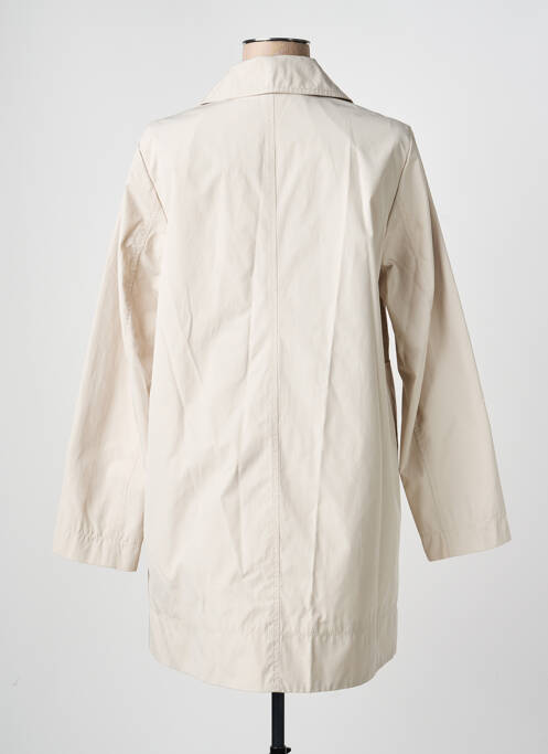 Trench tissage popeline sans capuche beige BETTY BARCLAY femme